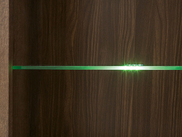 REG1W BALIN BRW Glass-Fronted Cabinet