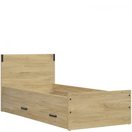 LOZ/90 LARA BRW Single Bed