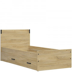 LOZ/90 LARA BRW Single Bed