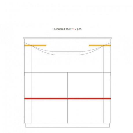 BARI 2D MEBIN Cabinet with Drink Section