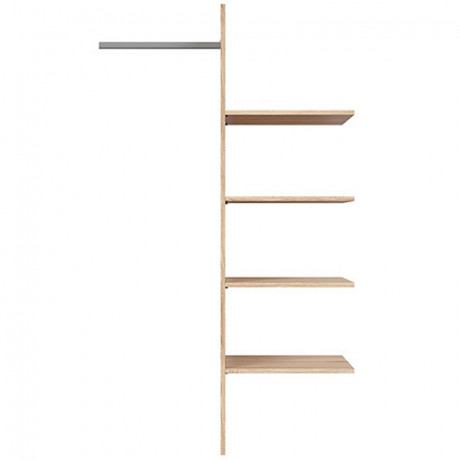 WKSZF/86 KASPIAN BRW Partition with Shelves for the Wardrobe