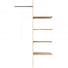 WKSZF/86 KASPIAN BRW Partition with Shelves for the Wardrobe