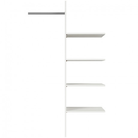 WKSZF/86 KASPIAN BRW Partition with Shelves for the Wardrobe