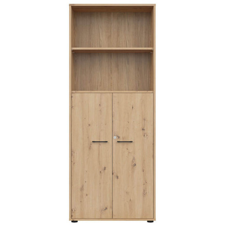 REG2D/200/F12/Z SPACE OFFICE BRW Shelf Unit with Lock