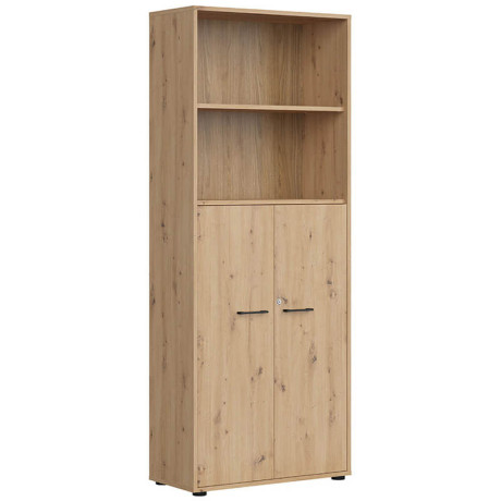 REG2D/200/F12/Z SPACE OFFICE BRW Shelf Unit with Lock