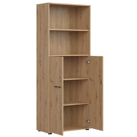 REG2D/200/F12/Z SPACE OFFICE BRW Shelf Unit with Lock