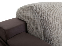 MERIN LUX 3DL BRW Corner Sofa Bed Brown