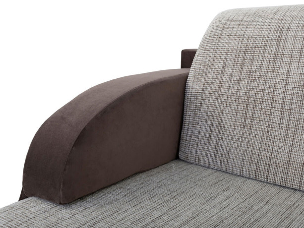 MERIN LUX 3DL BRW Corner Sofa Bed Brown