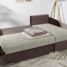 MERIN LUX 3DL BRW Corner Sofa Bed Brown