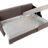 MERIN LUX 3DL BRW Corner Sofa Bed Brown