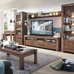 GENT BRW Living Room Furniture Set 3
