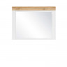 LUS HOLTEN BRW Mirror (White / Wotan Oak / White Gloss)