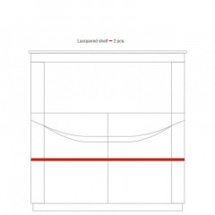 BARI 2D MEBIN Cabinet with Niche