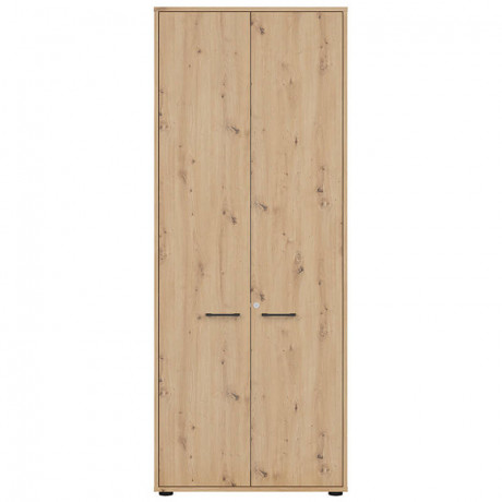 REG2D/200/F20/Z SPACE OFFICE BRW Tall Cabinet with Lock