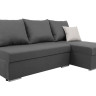 LARO LUX 2DL.RECMU BRW Corner Sofa Bed Grey