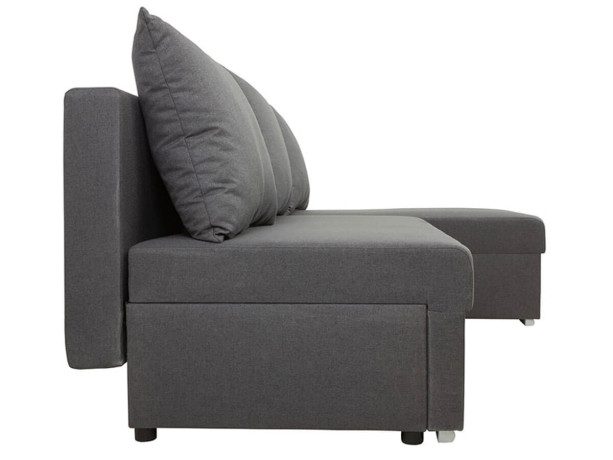 LARO LUX 2DL.RECMU BRW Corner Sofa Bed Grey