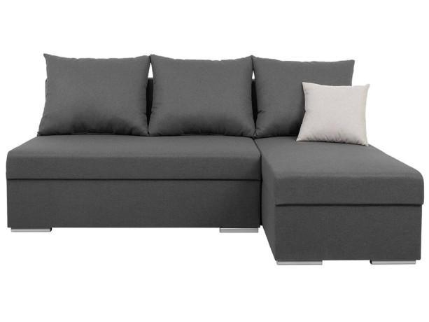 LARO LUX 2DL.RECMU BRW Corner Sofa Bed Grey