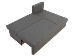 LARO LUX 2DL.RECMU BRW Corner Sofa Bed Grey