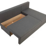 LARO LUX 2DL.RECMU BRW Corner Sofa Bed Grey