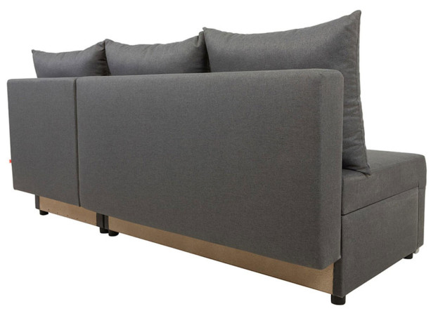 LARO LUX 2DL.RECMU BRW Corner Sofa Bed Grey