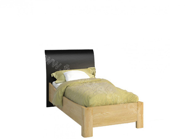 ROSSANO Single Bed 90 Bentwood Headrest MEBIN