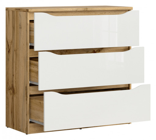 KOM3S NUIS BRW Chest of Drawers