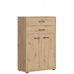 REG2D2S/120/Z SPACE OFFICE BRW Cabinet with Lock