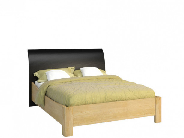 ROSSANO Double Bed 140 Bentwood Headrest MEBIN
