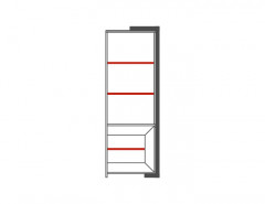 CORINO 1DS Right Shelf Unit MEBIN