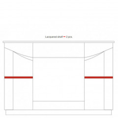 BARI MEBIN Electric Fireplace