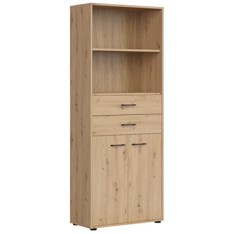 REG2D2S/200/Z SPACE OFFICE BRW Shelf Unit with Lock