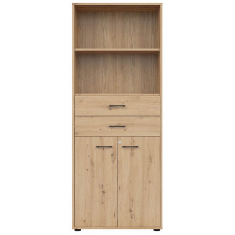 REG2D2S/200/Z SPACE OFFICE BRW Shelf Unit with Lock