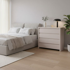 KOM4S KASPIAN BRW (cashmere) Chest of Drawers