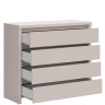 KOM4S KASPIAN BRW (cashmere) Chest of Drawers
