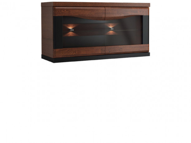 VENEZIA 2DS Wall Glass-Fronted Cabinet MEBIN
