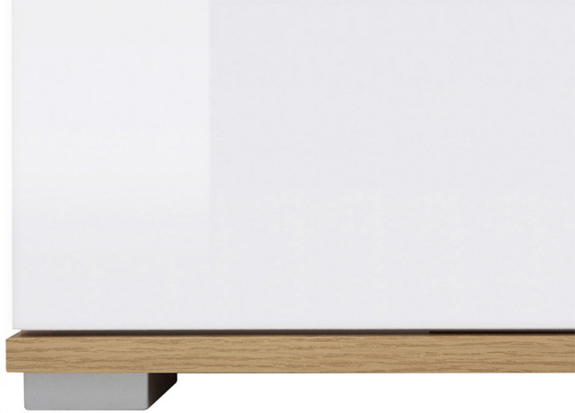 REG1W3D ZELE BRW Glass-Fronted Cabinet