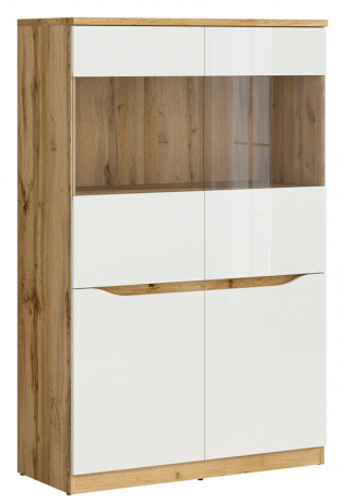 REG2D2W NUIS BRW Glass-Fronted Cabinet