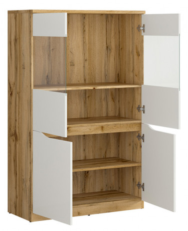 REG2D2W NUIS BRW Glass-Fronted Cabinet