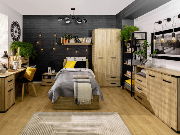 SZF2D2S LARA BRW Wardrobe