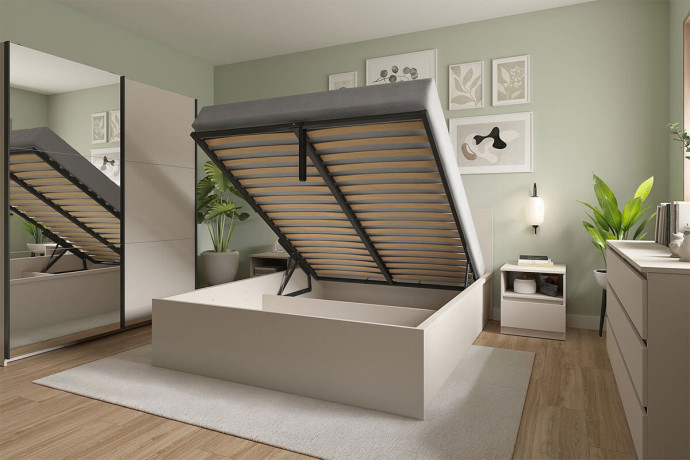 LOZ/120/B TETRIX BRW Bed 120 with a Lifting Mechanism