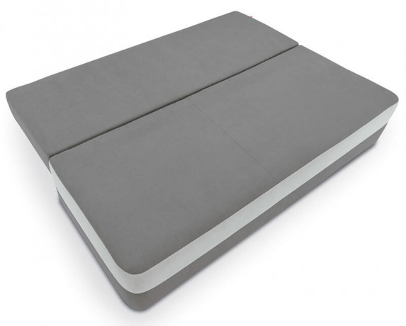 JUNO IV LUX 3DL 3 Seater Sofa Bed BRW Grey Soro