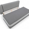 JUNO IV LUX 3DL 3 Seater Sofa Bed BRW Grey Soro