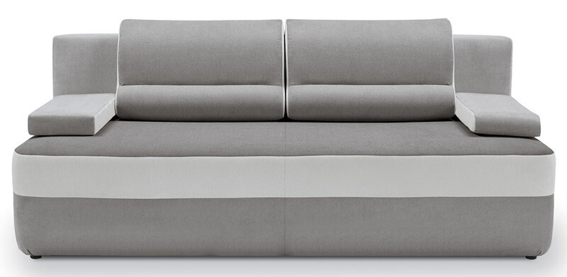 JUNO IV LUX 3DL 3 Seater Sofa Bed BRW Grey Soro