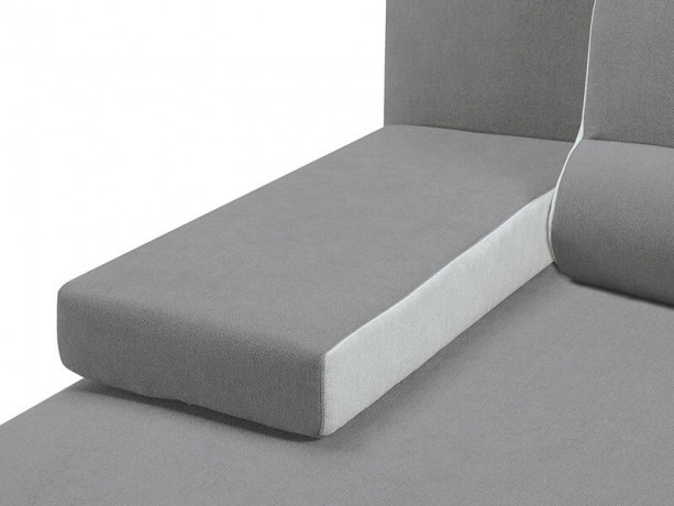 JUNO IV LUX 3DL 3 Seater Sofa Bed BRW Grey Soro