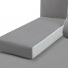 JUNO IV LUX 3DL 3 Seater Sofa Bed BRW Grey Soro