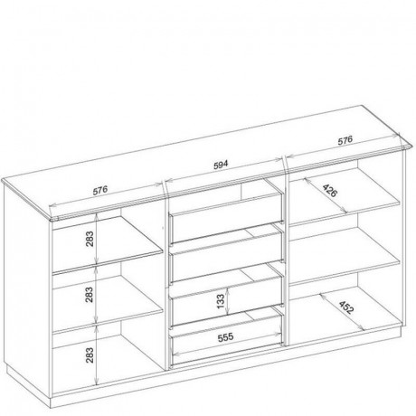BARI 2D4SZ MEBIN Dresser