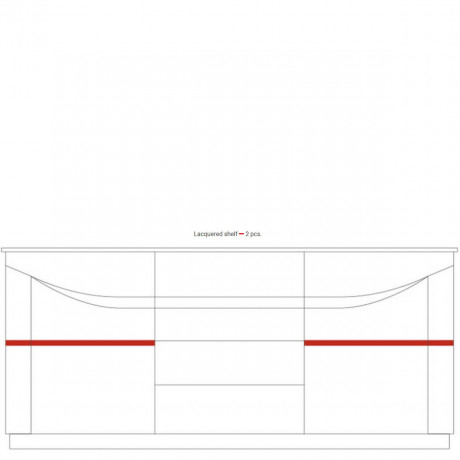 BARI 2D4SZ MEBIN Dresser