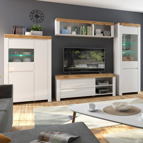 REG1D1W HOLTEN BRW Glass-Fronted Cabinet