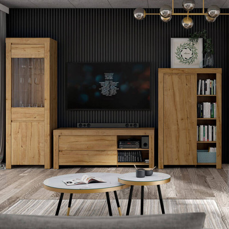 REG1D1W HOLTEN BRW Glass-Fronted Cabinet
