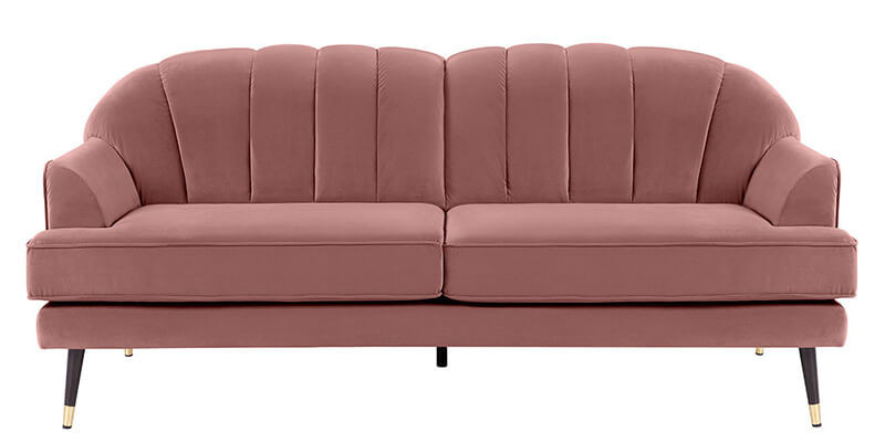LISERA 3S BRW 3 Seater Sofa Pink